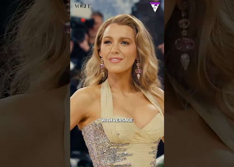 Blake Lively’s Met Gala Dress Has A Beautiful Secret #blakelivelydrama #metgala2026