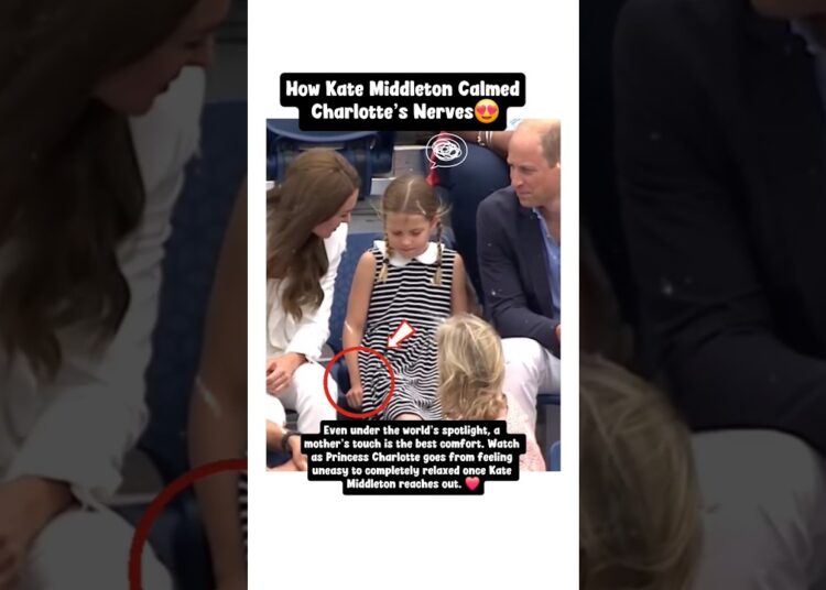 How Kate Middleton Calmed Charlotte’s Nerves#katemidddleton #princewilliam #royalfamily #princess