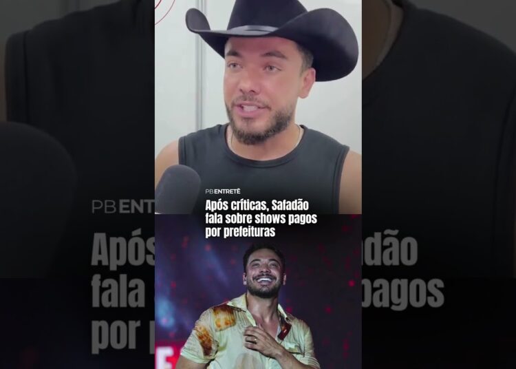 Wesley Safadão rebate críticas por fazer shows pagos por prefeituras