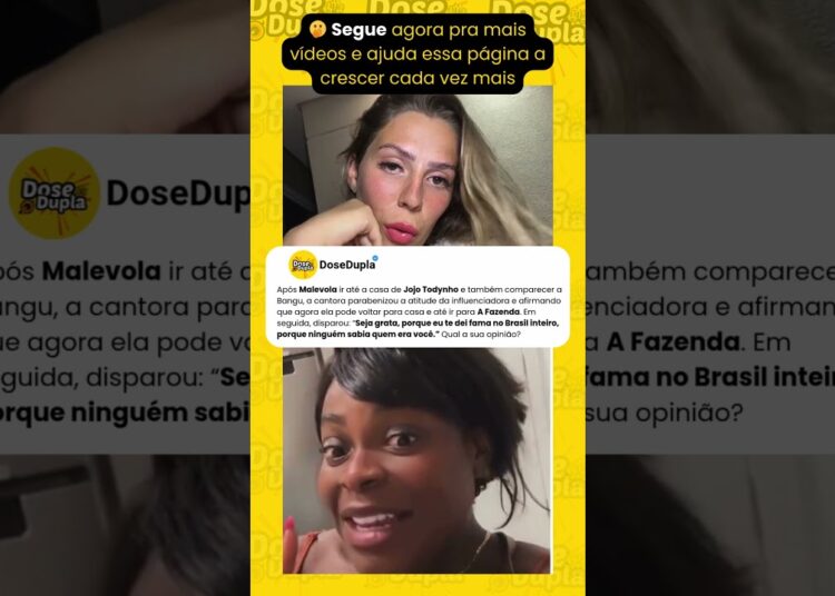 Jojo Diz “Seja grata, porque eu te dei fama no Brasil inteiro, porque ninguém sabia quem era você.”