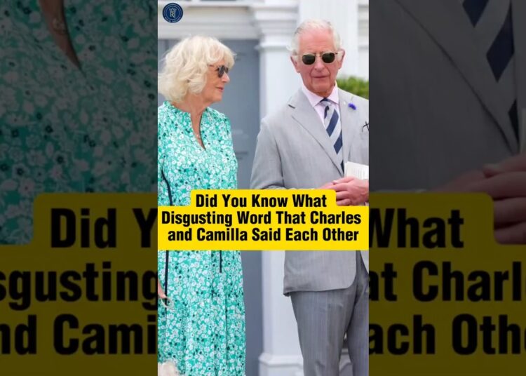 What Disgusting Word Camilla and Charles Said Each Other? #fyp #shorts #royalfamily
