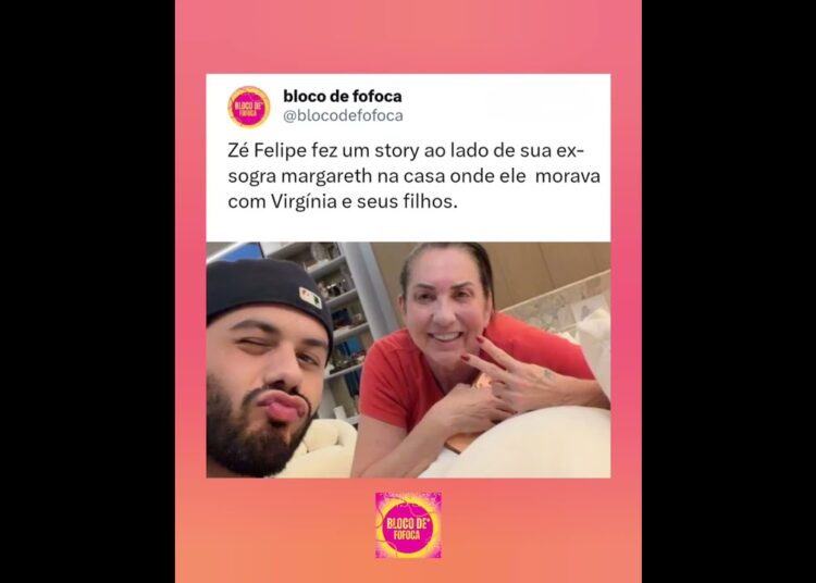 Juntinhos! #zefelipe e sua ex- sogra #margarethserrao . #fofoca #fofocas