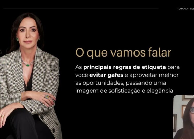 WEBINÁRIO 01 IMERSÃO À MESA COMO REALEZA