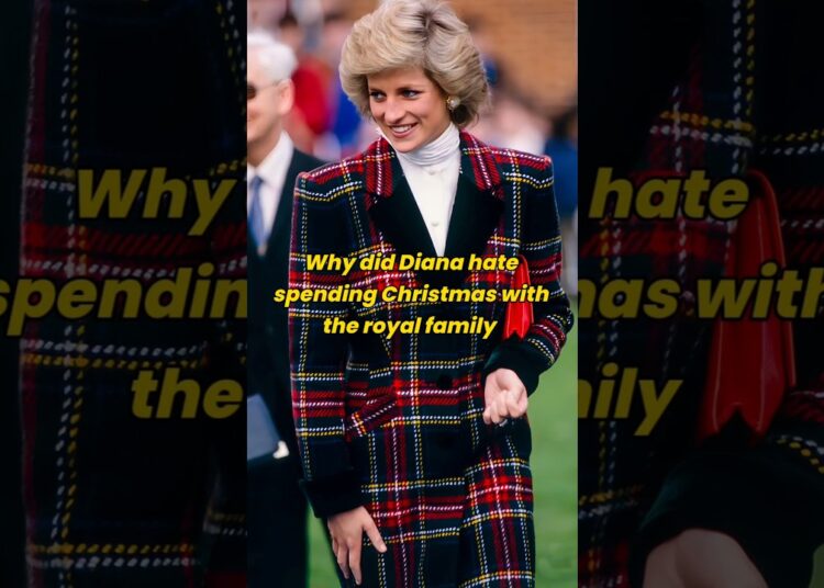Why did Diana hate spending Christmas with the royal family  #royal #foryou #diana #royal #princess