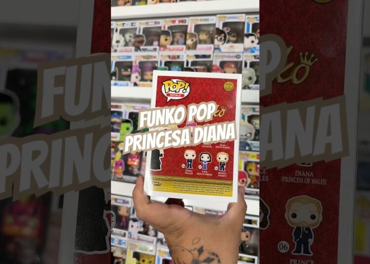 Funko pop de la realeza “ princesa Diana “