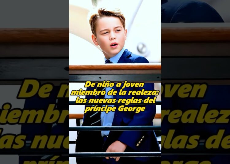 De niño a joven miembro de la realeza: las nuevas reglas del príncipe George#george #william #royal