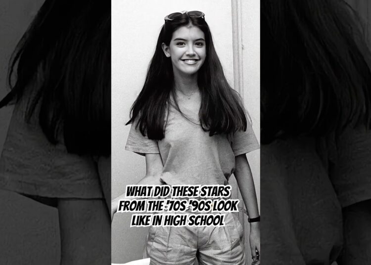 What Did These Stars From The ’70s ’90s Look Like In High School #shorts
