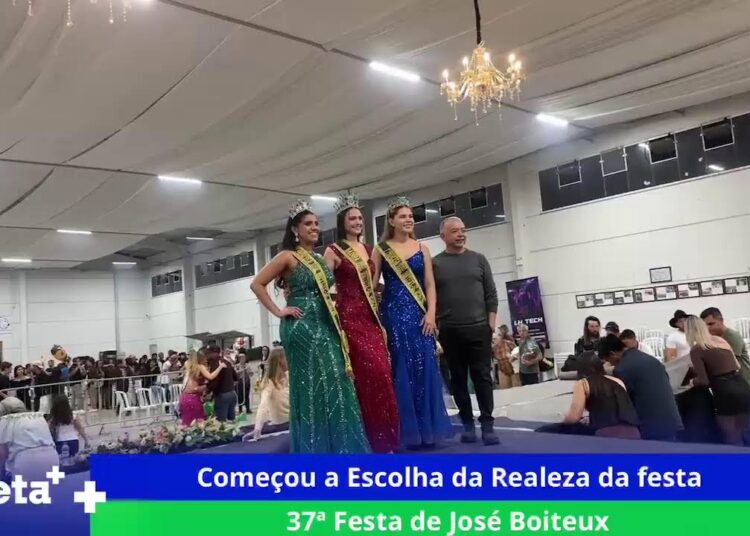 Começou a Escolha da Realeza da festa37ª Festa de José Boiteux