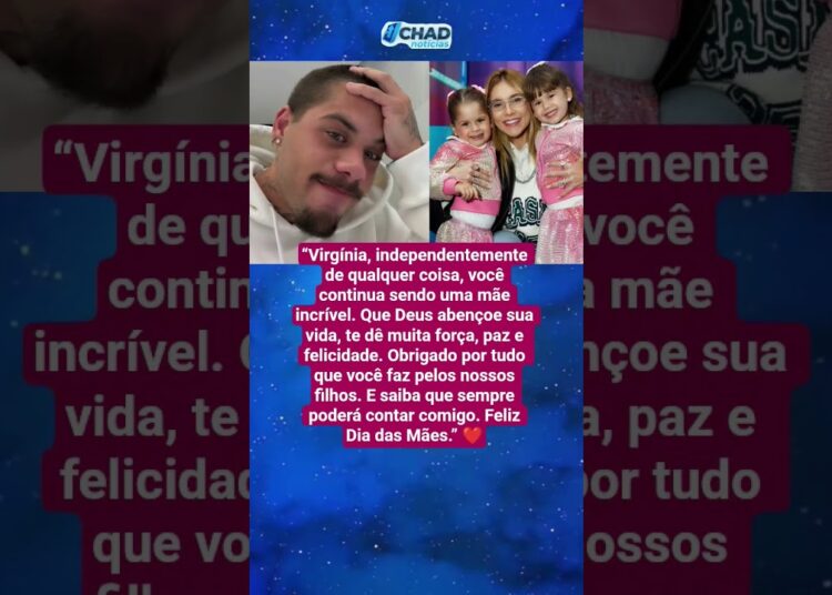 “Zé Felipe emociona Virgínia com mensagem especial no Dia das Mães”