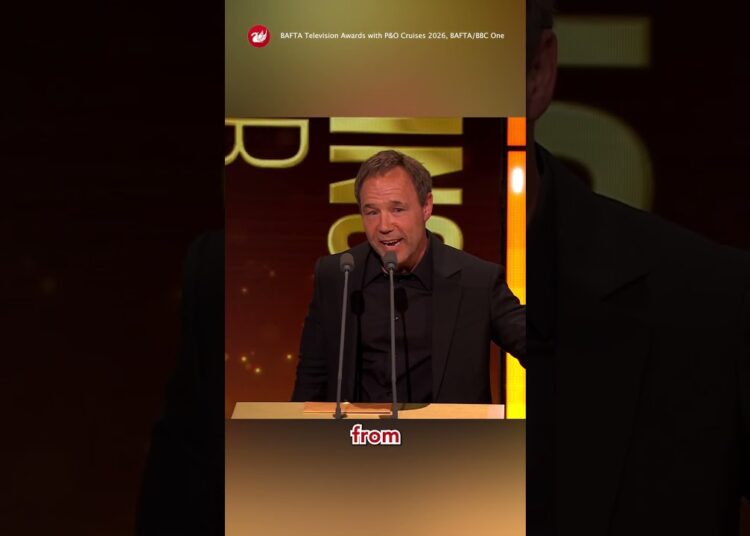 Stephen Graham wins his first-ever BAFTA TV Award for Leading Actor in Adolescence. 🏆📺