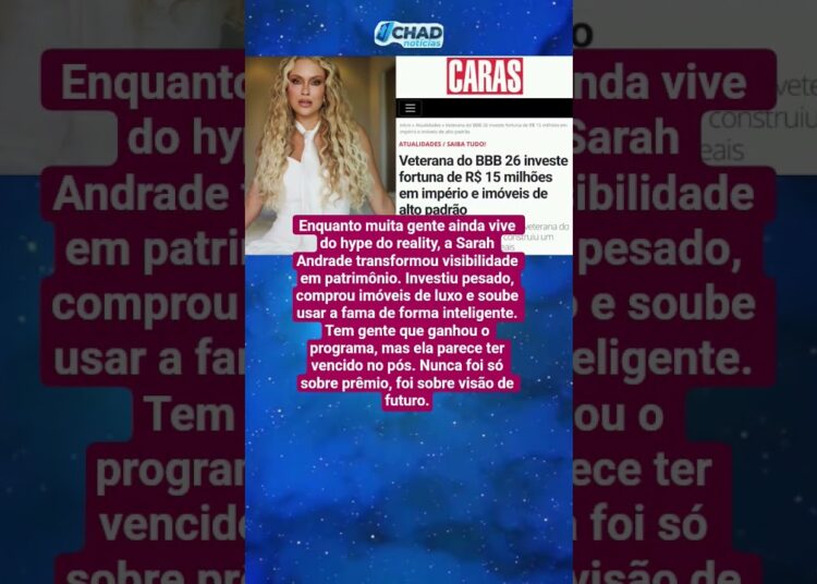 Sarah Andrade prova que o verdadeiro prêmio do reality foi o pós-programa