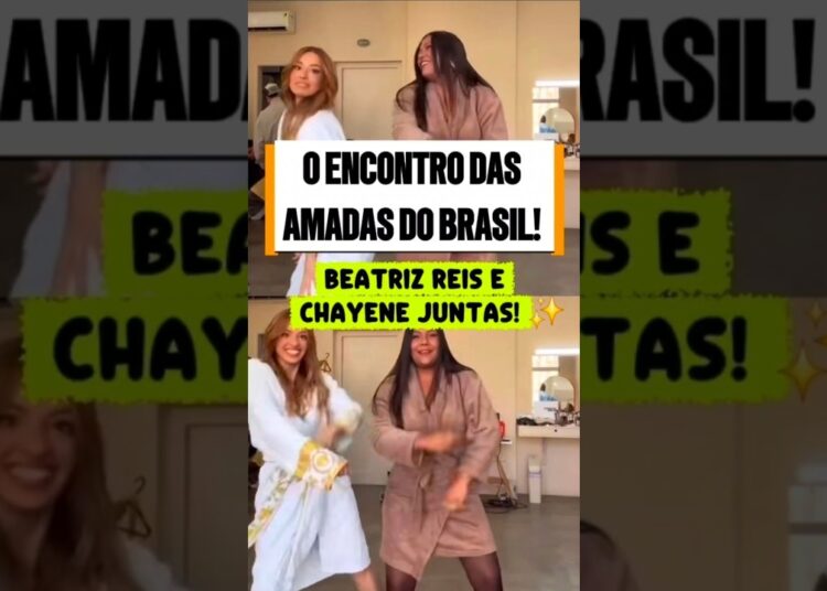 BIA REIS E CHAIANY MOSTRAM SINTONIA E BOM HUMOR EM ENCONTRO ESPECIAL