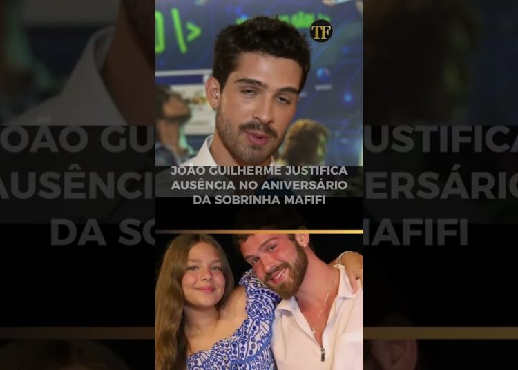 João Guilherme manda mensagem à sobrinha sobre não ir à aniversário: “Seu tio está trabalhando”