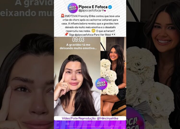 Franciny Ehlke Se Emociona E Cai No Choro Durante A Gravidez 🥹 #francinyehlke