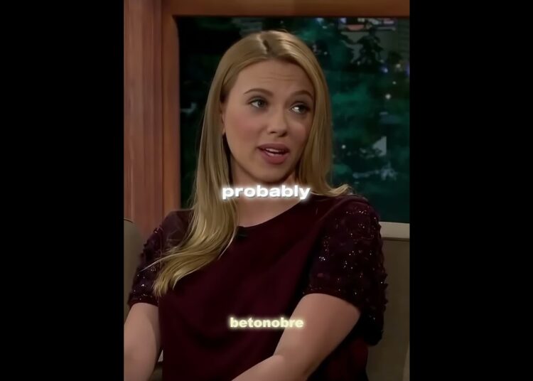 Scarlett Johansson’s Outfit Debate Gets Hilarious #shorts  #interview #scarlett #viral