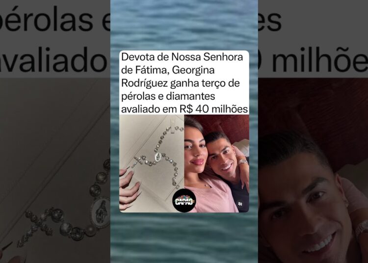 Georgina Rodríguez voltou a chamar atenção internaciona #fofocas #notícias #cr7