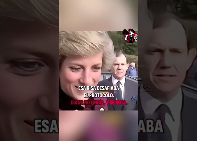 Esa risa rompía el protocolo. Diana. Siempre.