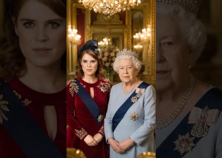 Why the Queen TRUSTED Eugenie with the Emerald Tiara! 💎👑#queen #elizabeth #eugenie #royal #shorts