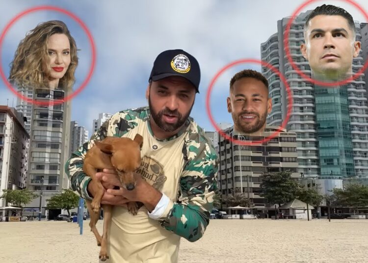 Fui na praia das celebridades e encontrei uma fortuna
