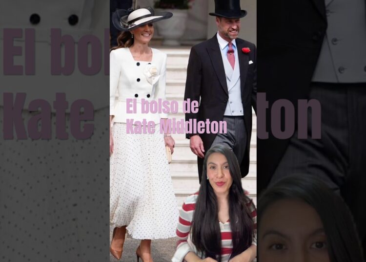 El bolso de Kate Middleton, la Princesa de Gales #realeza #moda #katemiddleton #princesadegales