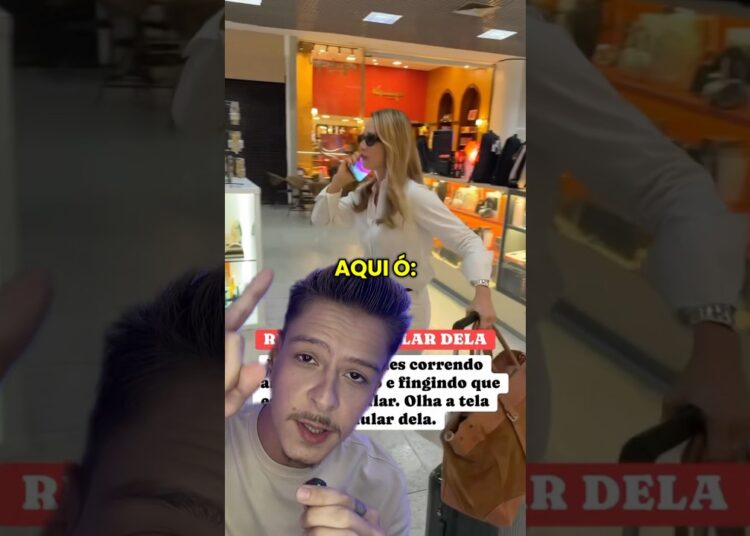 Atriz Mariana Xinemes é criticada ao tentar evitar paparazzi fingindo que estava falando no telefone