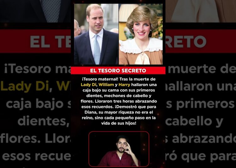 URGENTE: Lo que William y Harry encontraron bajo la cama de Diana
