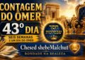 Contagem do Ômer – 43º Dia – Hoje é Chesed shebeMalchut — (Bondade na Realeza)