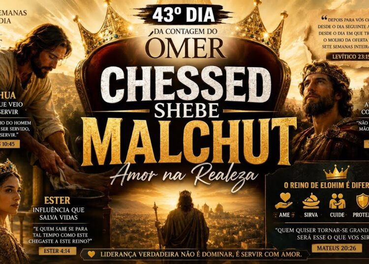 43º Dia da Contagem do Ômer Chessed shebeMalchut — Amor na Realeza