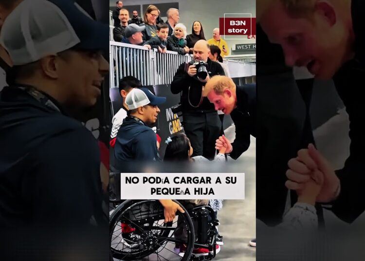 Príncipe Harry emociona al mundo con noble gesto viral junto a una familia humilde