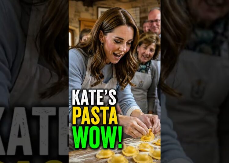 Kate Middleton Stuns Italy, Her Pasta-Making Moment Captivates Royal Fans Worldwide!