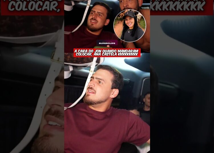 o coitado ficou tímido 😂#superclipe #jonvlogs #anacastela #fofocas