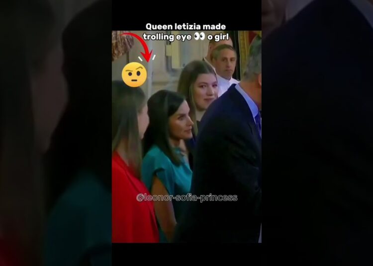 queen letizia stared at lady#princesadeasturias#PrincessLeonor #Leonor #FutureQueenOfSpain