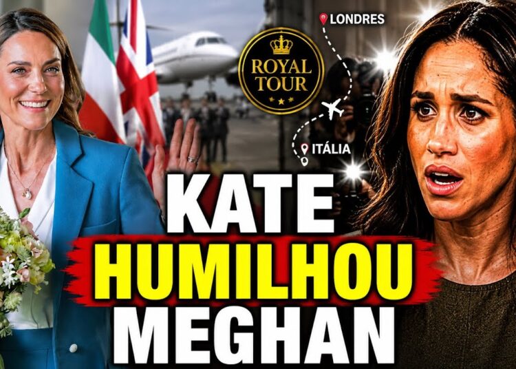 Kate HUMILHA Meghan após viagem de sucesso e GUERRA EXPLODE na realeza