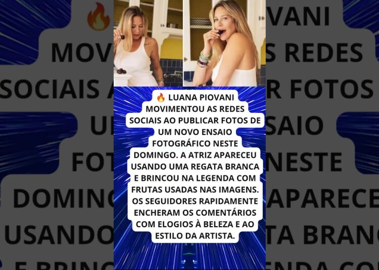 Luana Piovani impressiona em novo ensaio e web reage!