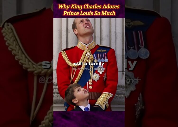 Why Prince Louis Is Charles Favourite #charles #king #fyp #royals