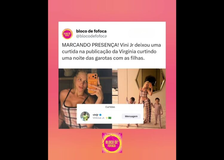 #vinijr . deixou uma curtida na publicação da #virginia .