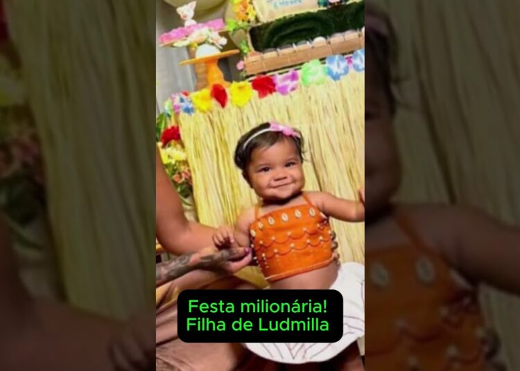 Festa milionária! Filha de Ludmilla #famosos #noticias #viral