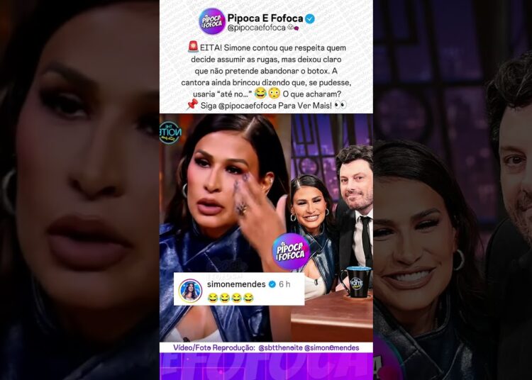 Simone Mendes Revela Que Não Pretende Parar De Usar Botox 😳 #simonemendes