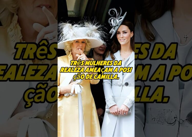 Três mulheres da realeza ameaçaram a posição de Camilla. #royal #camilla #kate #anne