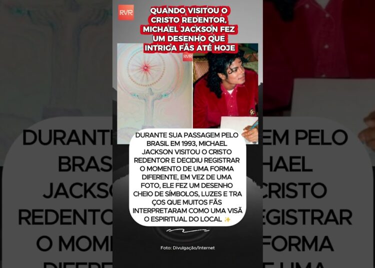 O DESENHO QUE INTRIGA FÃS ATÉ HOJE. O QUE MICHAEL JACKSON VIU NO CRISTO REDENTOR?