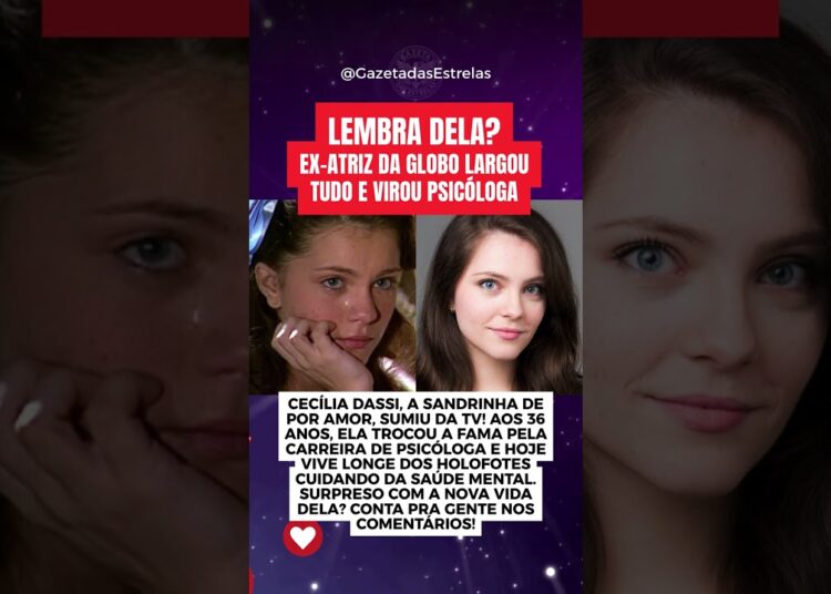 LEMBRA DELA? EX-ATRIZ MIRIM DA GLOBO ABANDONA TUDO PELA PSICOLOGIA