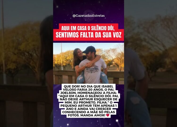 PAI DE ISABEL VELOSO CHORA NO DIA DO ANIVERSÁRIO DA FILHA