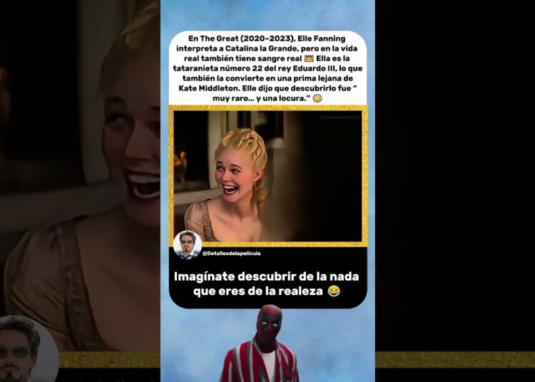 Elle Fanning descubrió que realmente tiene sangre real | The Great 👑