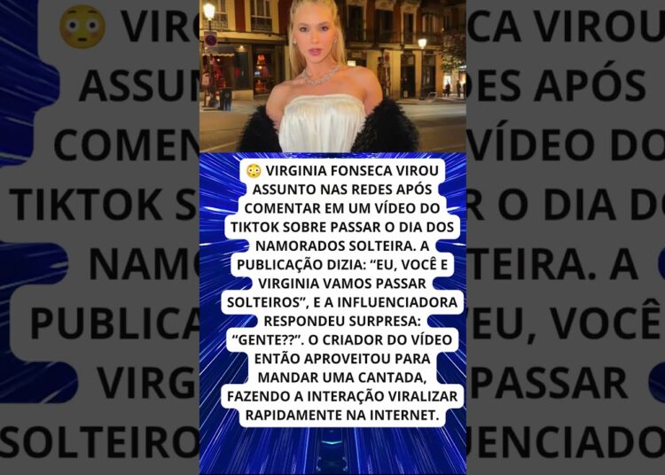 Virginia reage a post de solteira e leva cantada na web!