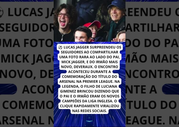 Filho de Luciana Gimenez surge em foto rara com Mick Jagger!