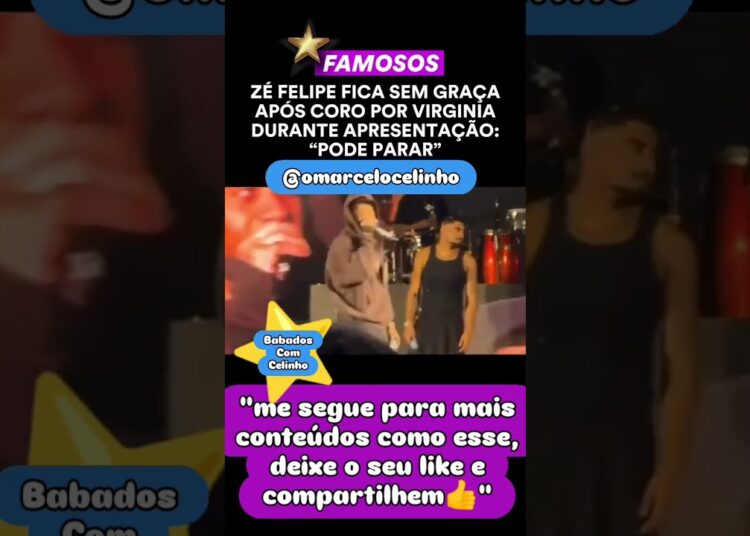 fofoquei🗣️ Zé Felipe leva supapo de Virgínia 🤣 #babados #fofocas #virginia