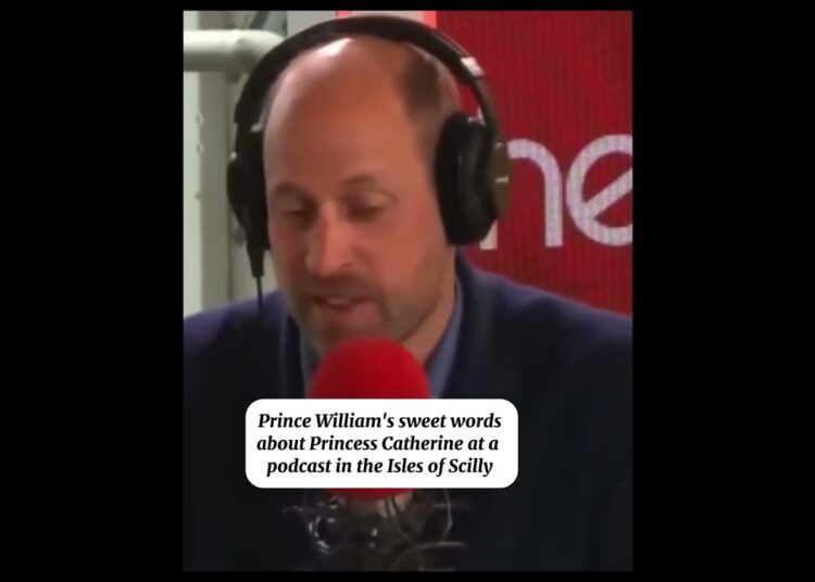 Prince William’s sweet words about Princess Catherine.