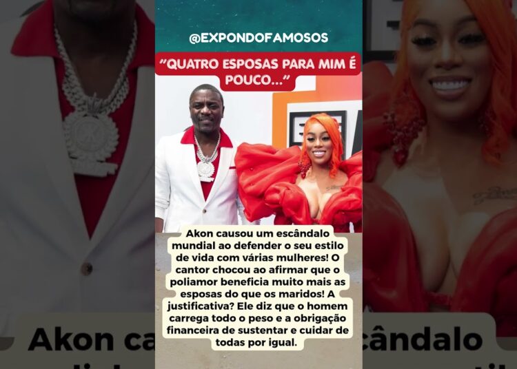 CANTOR AKON GERA REVOLTA AO DIZER QUE POLIAMOR BENEFICIA AS MULHERES!