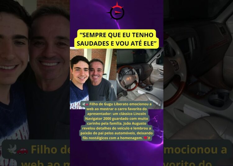 Filho de Gugu emociona fãs ao revelar o carro favorito do pai guardado com carinho até hoje 🚘🔥