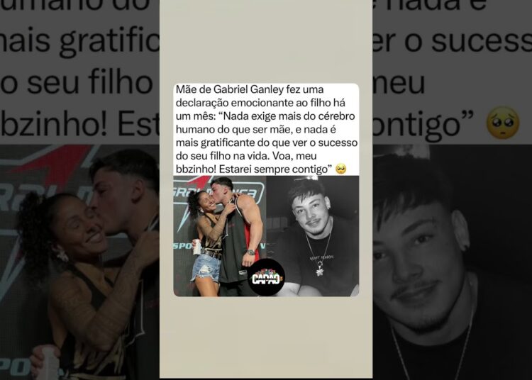 Mãe de Gabriel Ganley fez uma declaração emocionante 😭 #fofocas #notícias #gabrielganley